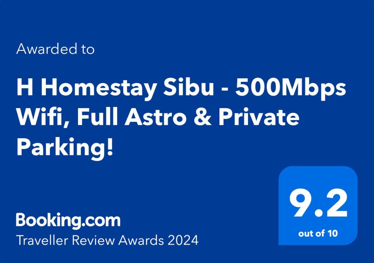 H Homestay Sibu - 500Mbps Wifi, Full Astro & Private Parking! Eksteriør bilde